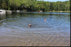 Image of kids swimming.