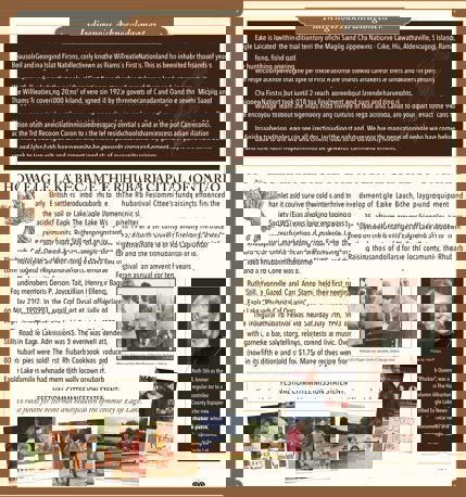 Eagle Lake historical panel