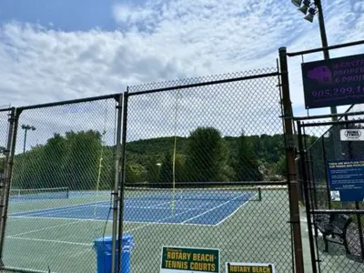 Tennis and pickleball courts